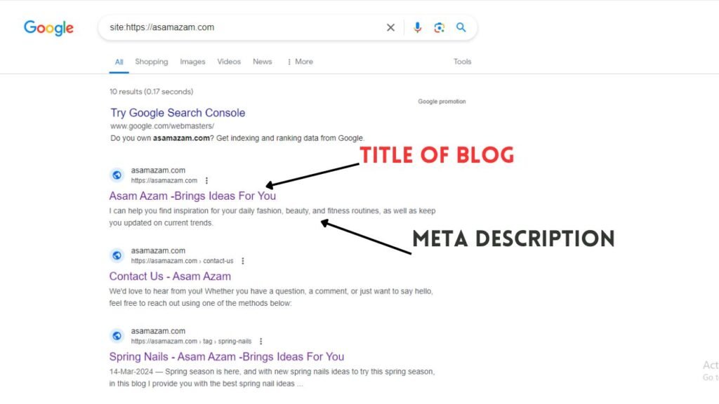 Create Catchy Title and Meta Descriptions for creating seo optimized content