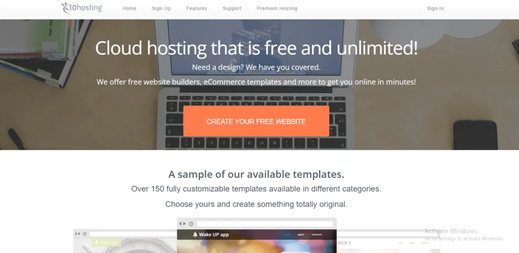 x10 blog hosting sites free for beginners