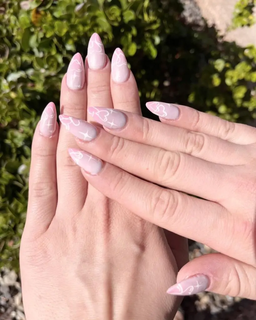 Baby Blue Bliss Spring Nails