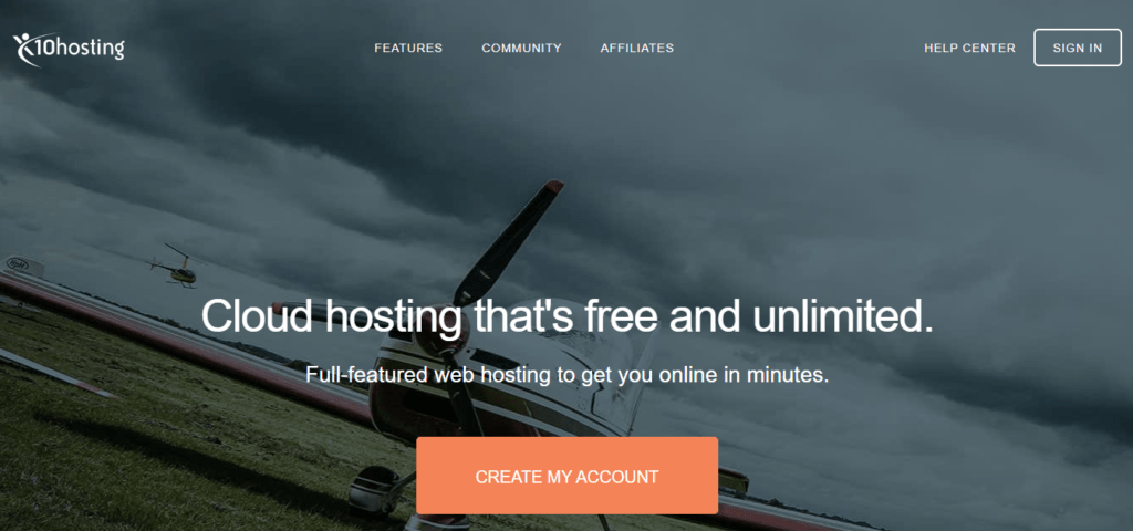 x10 hosting free bogging platform for beginners