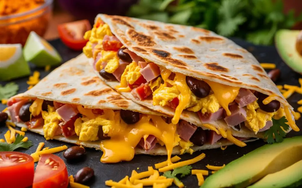Quick Quesadilla breakfast