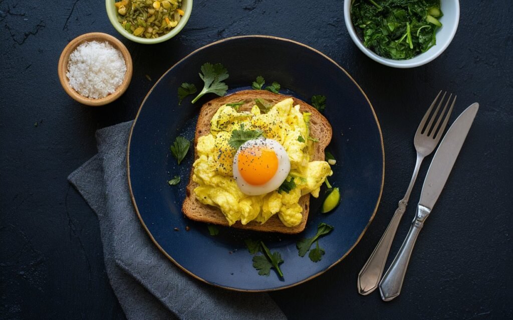 Egg-cellent Scramble a healthy breakfast