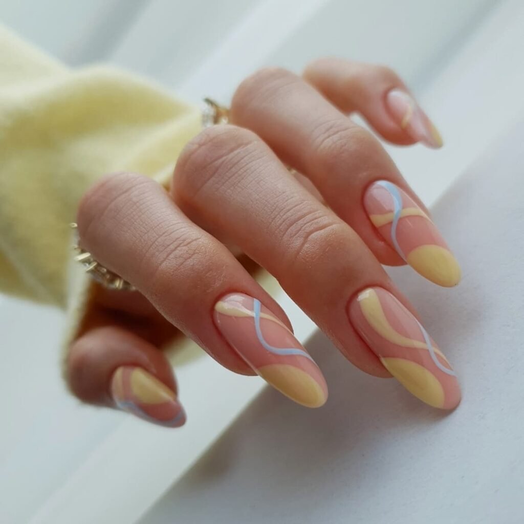 Sunset Ombre Nails a perfect french manicure