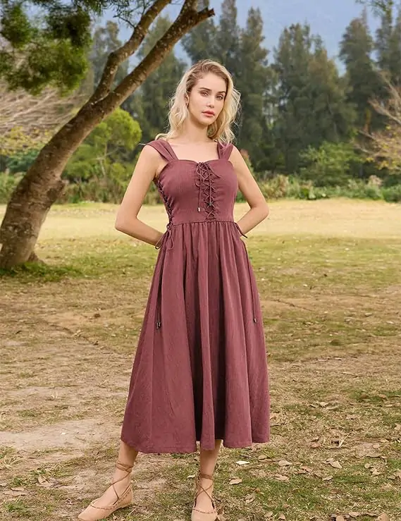 Renaissance Summer Midi Dress