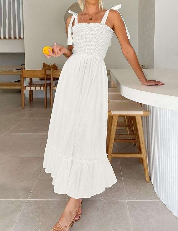 A line beach maxi dress