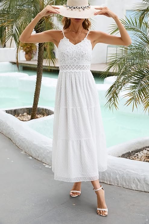 Beach Lace Maxi Dress