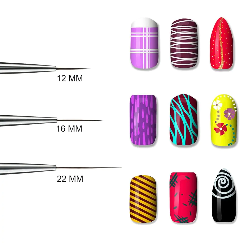 Beauty Galleria Nail Art Brush Set