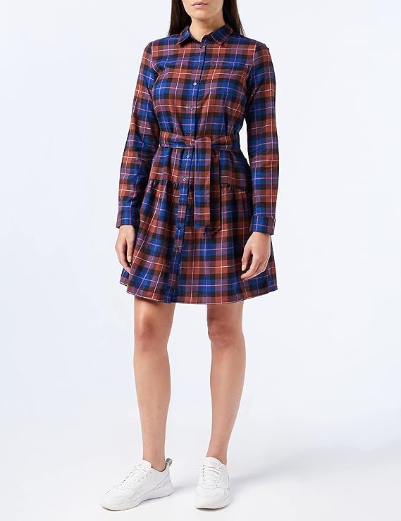 90s Flannel Shirt Dress