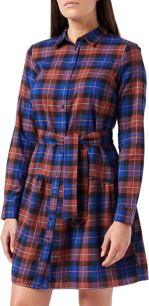 90s Flannel Shirt Dress