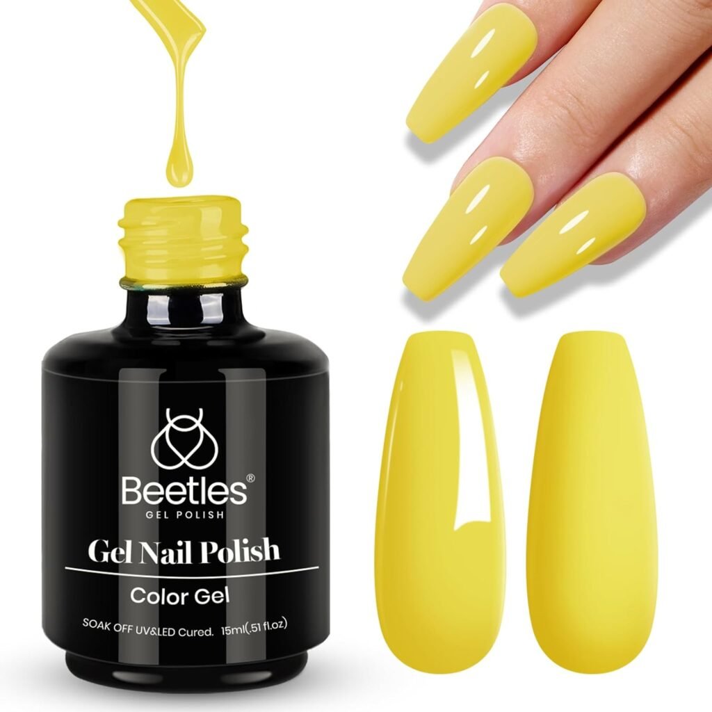 Sunny Yellow nail polish color