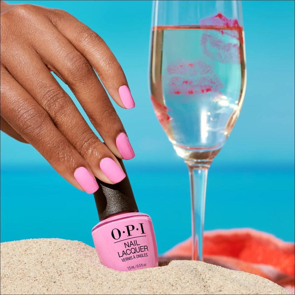 Vibrant Pink nail polish color