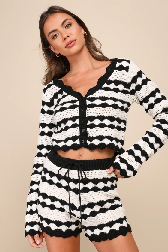 Beach Chic: Striped Two-Piece Set