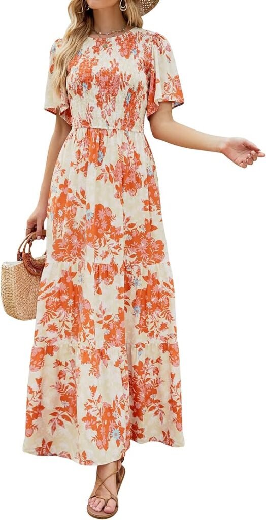 High Waist Flowy Maxi Dress