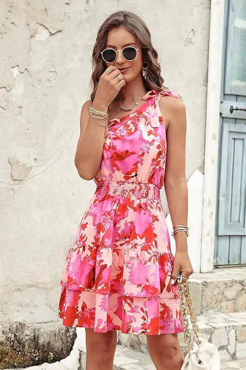 A Line Flowy Mini Dresses