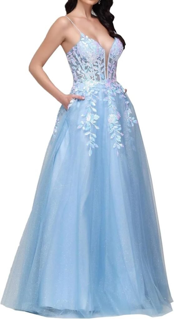 A-Line prom Dress