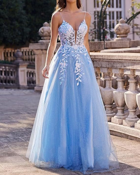 A-Line prom Dress