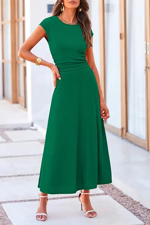 Crop Top High Waist Midi Skirt Set