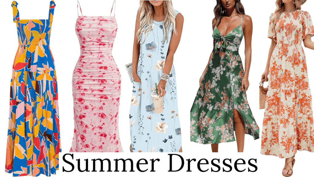 Cute and Trendy Summer Dresses and outfits 2024 for Women