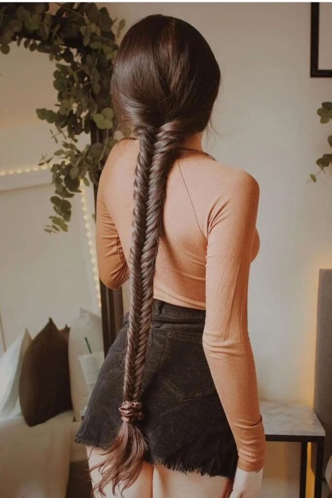 Fishtail Ponytail hairstyle