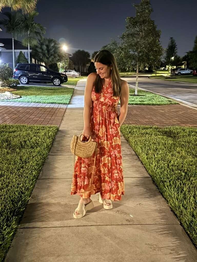 Flowy A Line Maxi Dress