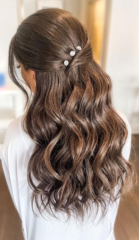 Half-Up, Half-Down Hairstyle