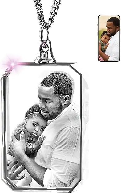 Memorial Necklace Father's Day Gift