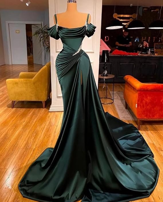 Mermaid Slit Prom Dresses