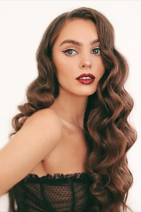 Tousled Waves Hairstyle