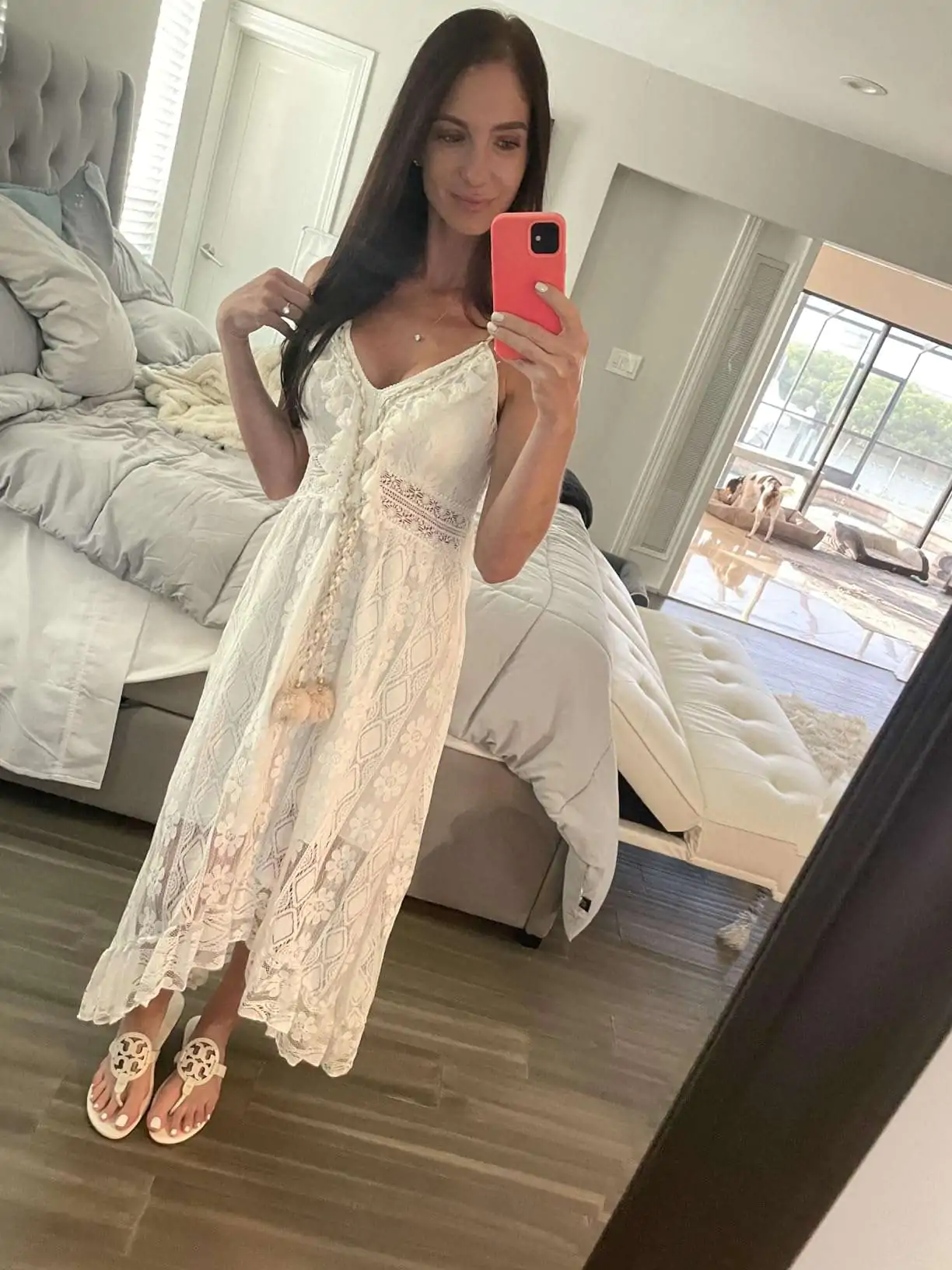Women's Maxi Boho Lace Dress