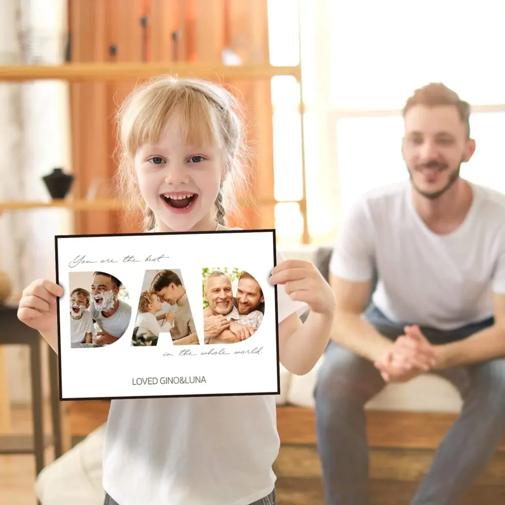 Wooden Picture Frame GIFT FOR FATHER DAY