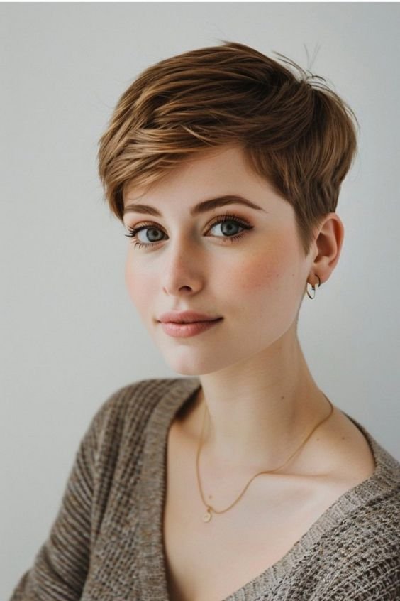 Pixie Cut hairstyle for thin hair