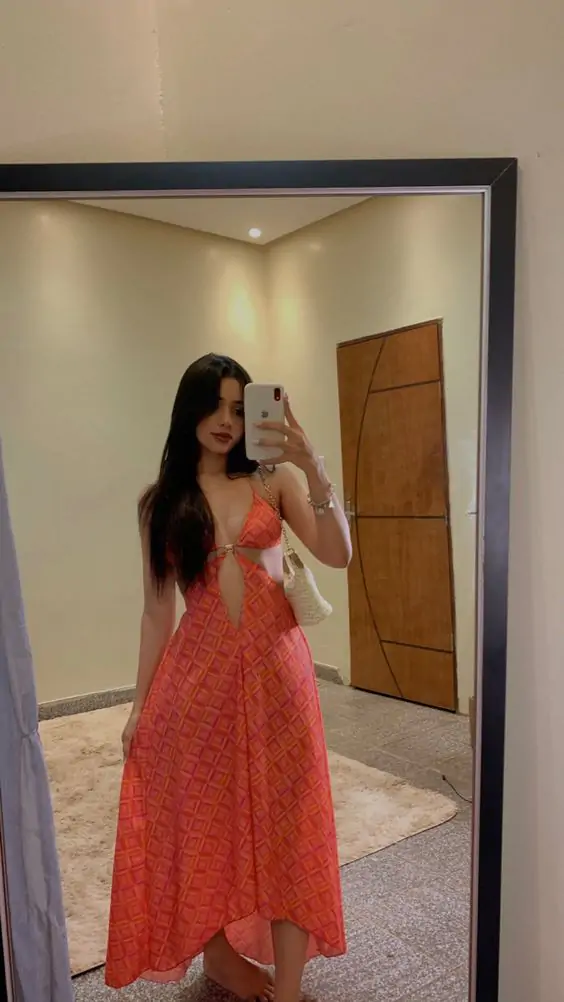 Tropical Sunset Dress
