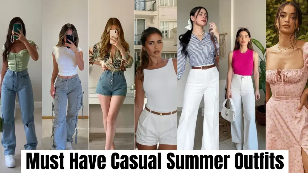 Here we have our comprehensive list on the 15 must have casual summer outfits for women that will be in fashion in 2024. This year stylish clothing is not compromised with comfort, so that is why there is elegant casual wear for every outfit situation. 