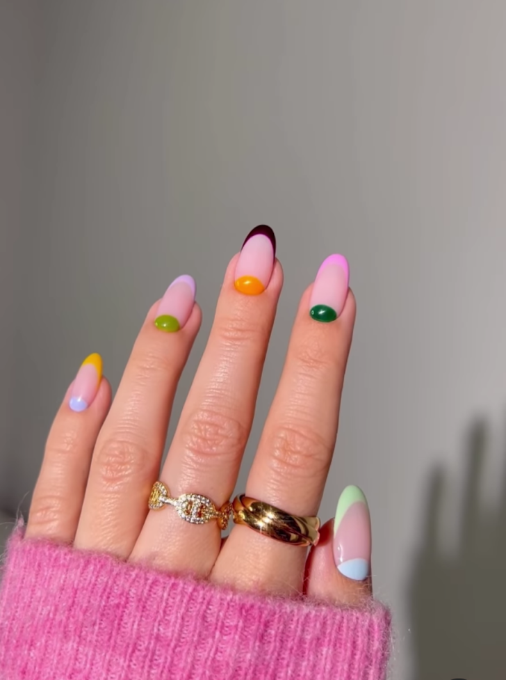 Funky + Bright Summer Nails Mani