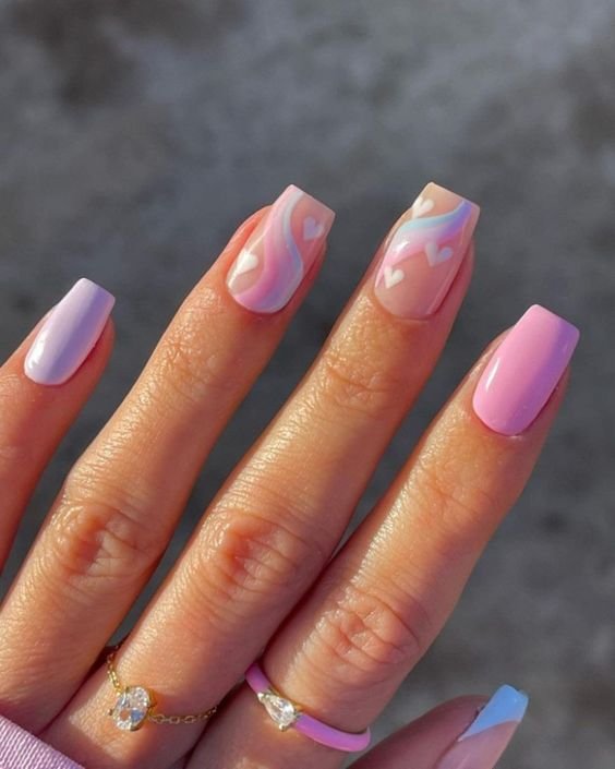 Pastel Perfection Summer Nails