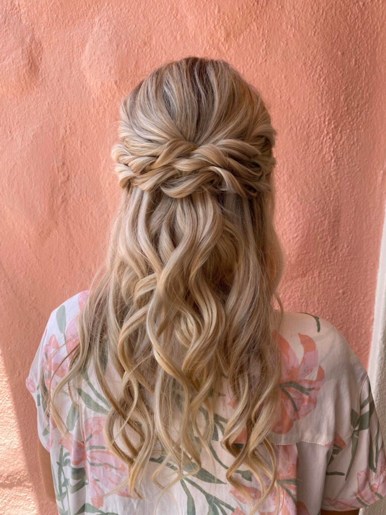 Twisted Half Up hairstyle