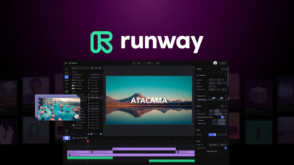 Runway ML is an online AI video editor that uses machine learning to speed up the editing process and offer a number of enhancements.
Runway ML is a versatile AI-powered creative toolkit that has garnered attention for its text-to-video capabilities.