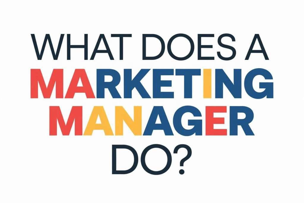 A Marketing Manager is responsible for developing and executing marketing strategies. They analyze market trends, study customer behavior, and work with teams to create campaigns that resonate with the target audience.