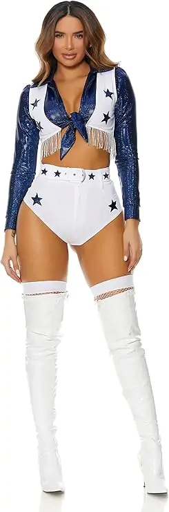 Forplay womens Seeing Stars Cheerleader Costume
