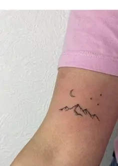 minimalist mountain tattoo, small mountain designs, simple nature tattoos