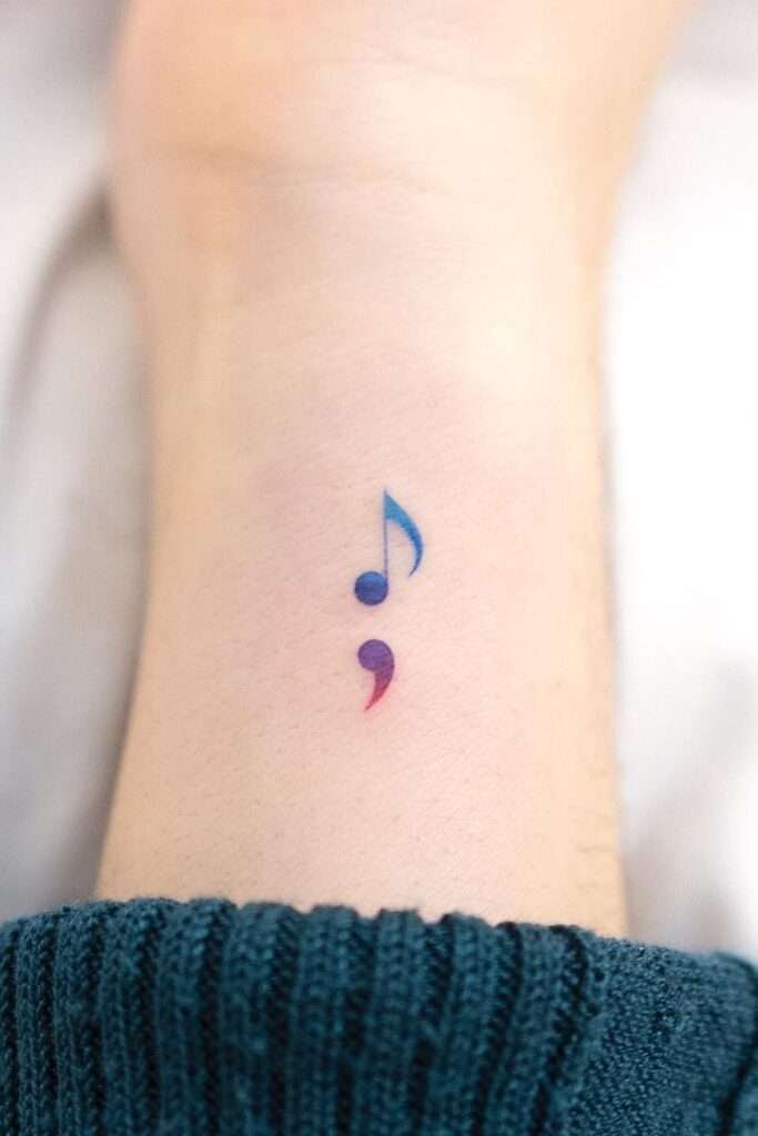 For music lovers, a tiny music note tattoo is a sweet way to express your passion. It’s a simple design that carries a lot of meaning. minimalist music tattoo, small note tattoo designs, simple music tattoos