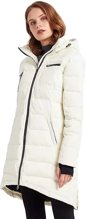Orolay Women's Winter Down Jacket Long Quilted Puffer Coat Warm Hooded Slim Fit OuterwearFamous for their stylish thickened down jackets, Orolay focuses on creating affordable and durable winter coats. Their use of synthetic down in some jackets makes them a cruelty-free option while still providing excellent warmth.
