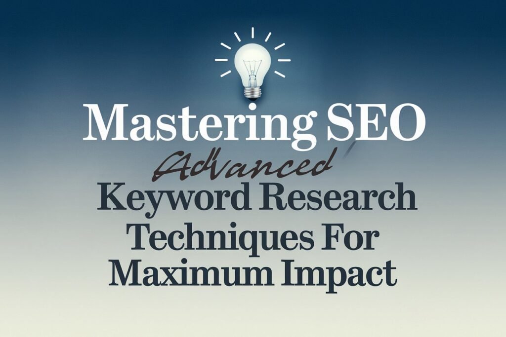 As a keyword SEO expert, it’s crucial to go beyond basic keyword research techniques and dive deeper into the methodologies that drive real impact. This article explores advanced strategies for identifying, analyzing, and utilizing keywords to achieve higher rankings, increased organic traffic, and overall business growth.