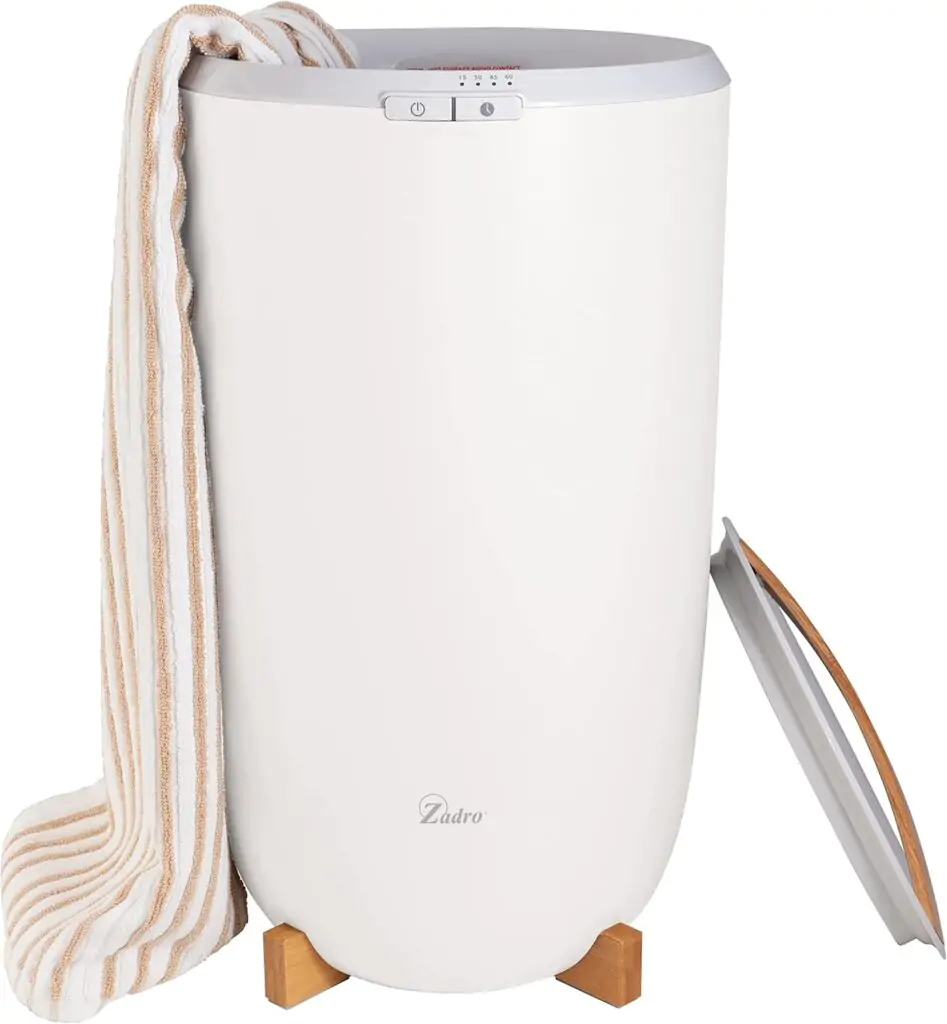 Zadro Large Hot Towel Warmer Bucket Timer Electric Towel Warmer for Bathroom Auto-Shut Off Heated Towel Warmer Spa (Large | 20L