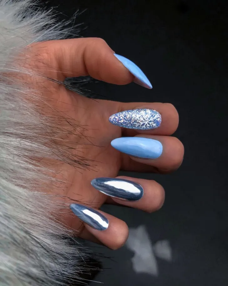 The best way to overcome the winter blues? Channel them into your nail art! These blue winter nail designs are bright, stylish, and perfect for the season. 