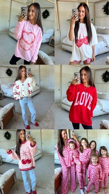 Celebrate love in style with our 'Sweetheart Collection' featuring cozy, heart-themed sweaters and matching family pajamas perfect for Valentine's Day!