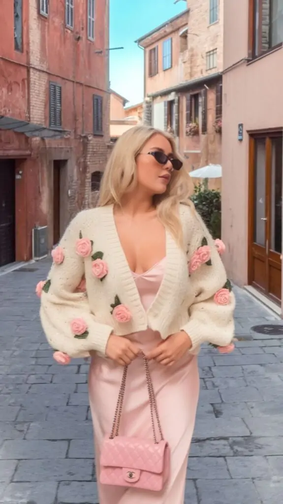 A soft pastel-colored dress in light pink, lavender, or mint paired with a lightweight cardigan and ballet flats. Add gold jewelry for a bit of shine. Why It Works: Pastels are a spring staple, and soft, breathable fabrics make this look perfect for spring events like brunch or a day at the park.
