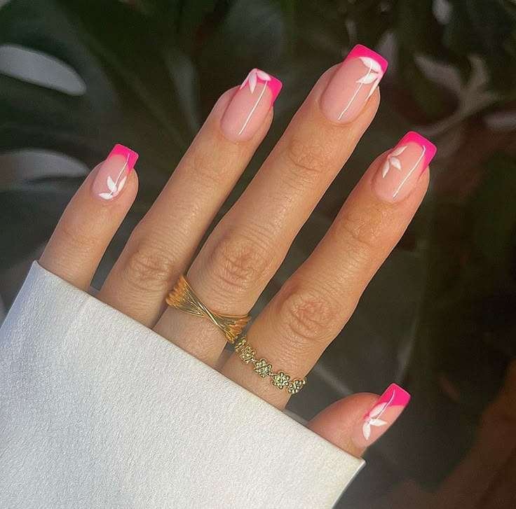 I’m obsessed with how this luxury manicure captures the season’s vibe—don’t you just love this nail design inspiration? Below are some more looks with different color and styles. These chic spring nails bloom with a soft nude base and delicate floral tips, perfect for a fresh, trendy nail art look!