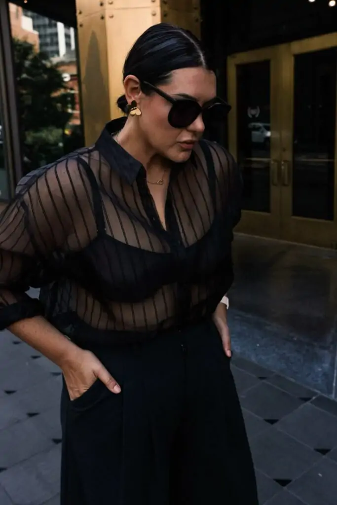 sheer top