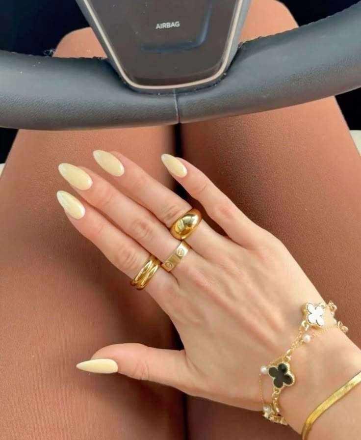 Channel sunshine with lemon-gel yellow nails. Bright lemon, tangerine, and lime are in – Marie Claire notes that citrus yellow is “fashion-forward” and instantly happy. This hue works as a full mani or as accents (like fruit nail art).